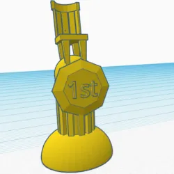 Musical Chairs Trophy