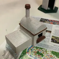 Nativity scene - house models