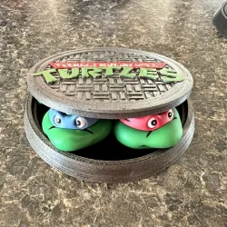 NECA TMNT Sewer Lid Display Case