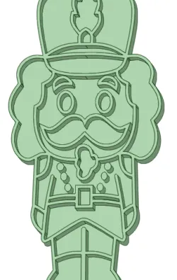 Nutcracker Soldier whole cookie cutter