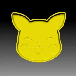 PIKACHU FACE BATH BOMB MOLD