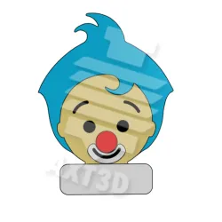 Plin Plin Clown Souvenir Key Ring