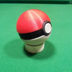 POKEBALL Ø 72 MM WITH OPENING BUTTON