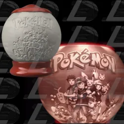 Pokemon night light lithophane
