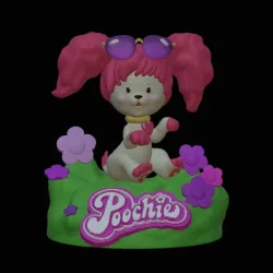 Poochie the little poodle dog 80’