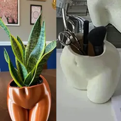pot derrier woman