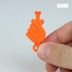 PRINT-IN-PLACE LOVE YOU KEYCHAIN