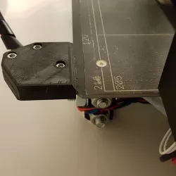 Prusa i3 MK3/MK2/MK2S/MK2.5 Angled Heat Cable Cover No Nuts