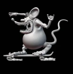RAT FINK skate