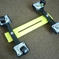 Redesign wheel castors for video skate dolly