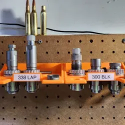 Reloading Die Pegboard Holder