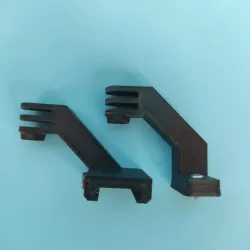 SET with 2 picatinny rails and rail for ARC on the helmet for GoPro