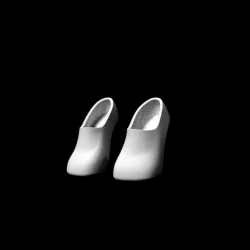 Shoe base for female Monster High dolls