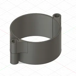 Simple Ankle Cuff for padlock