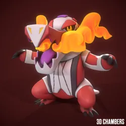 Skeledirge STL - Pokemon Scarlet Pokemon Violet