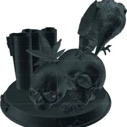 Skull Clipperlighters Stand