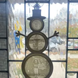 Snowman Litho Frame