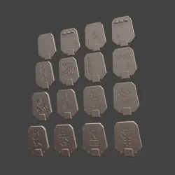 Space Dwarf Tanks Custom Doors [Votann: Land Fortress & Sagitaur]
