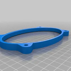Speaker distance ring for ESX HZ462 oval car speakers
