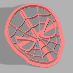 Spider-Man face cookie cutter