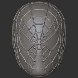 Spiderman head for action figure