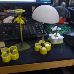 spray paint model stand modular
