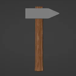 Square Head Hammer { Micro Tool Set } (28mm Scale)