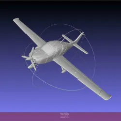 SR22 Cirrus Airplane Printable Miniature