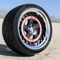 SSR Formula Aero 5spoke 18inch rims with advan tires
