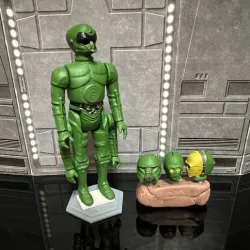 STAR WARS VINTAGE 4-ARM , 4-LOM LABOR DROID. CUSTOM UNPRODUCED KENNER, HASBRO ACTION FIGURE, 3.75", 1/18, 5POA