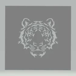 Stencil tiger