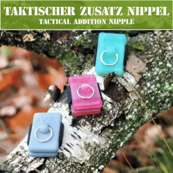 Tactical add-on nipple - Additional attachment for gadgets on pocket straps/belts.