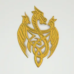 Targaryen Dragon Buckle - Button inspired by the House Of The Dragon