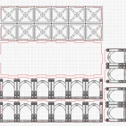 Terrain Walls - platform laser cut