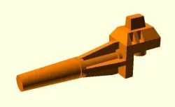 TRANSFORMERS G1 SCORPONOK FASTTRACK Black Roritchi GUN