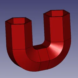 Vase hexagon // STL File