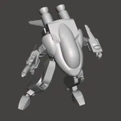 VF-8 LOGAN IN BATTLOID-ROBOTECH MODE