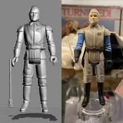 VINTAGE STAR WARS KENNER GENERAL MADINE ACTION FIGURE