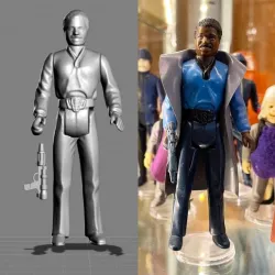VINTAGE STAR WARS KENNER LANDO CALRISSIAN ACTION FIGURE