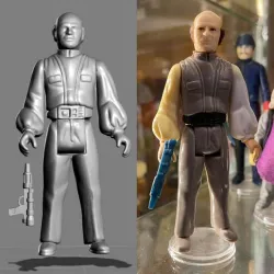 VINTAGE STAR WARS KENNER LOBOT ACTION FIGURE
