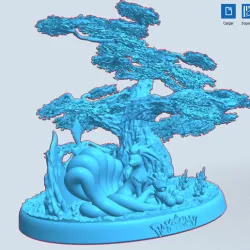 Vulpix Diorama