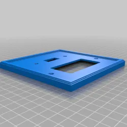 Wall Plate dual fancy