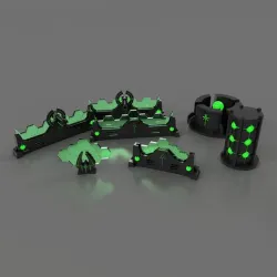 war games barrier terrain set for 3D print model