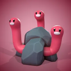 Wugtrio STL - Pokemon Scarlet Pokemon Violet