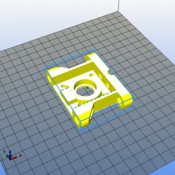 Z motor mount for single engine Prusa I2