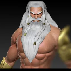 Zeus - God of War for collectible of 30cm