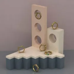 3 stone ring