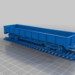 42-ton low-side wagon H0