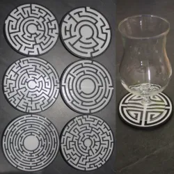 6 Coaster Maze