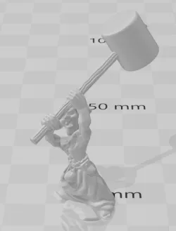 9th age goblin splatterer - Gnasher cub thrower crew 1